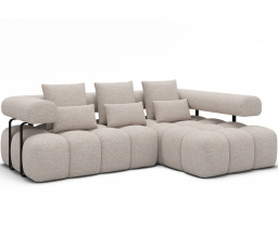 Sedací souprava Levvi, Bazalt 18 pravá