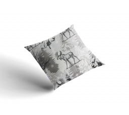 Bavlněný povlak s vánočním motivem na polštář 40x40 cm Lara