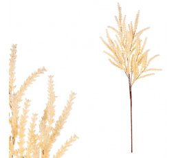 Čechrava - umělá větev, barva krémová