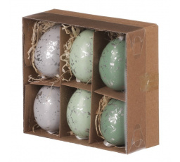Vajíčko pravé - mix barev, cena za balení (6 ks)