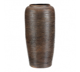 Váza keramická - vysoká 40 cm, hnědá