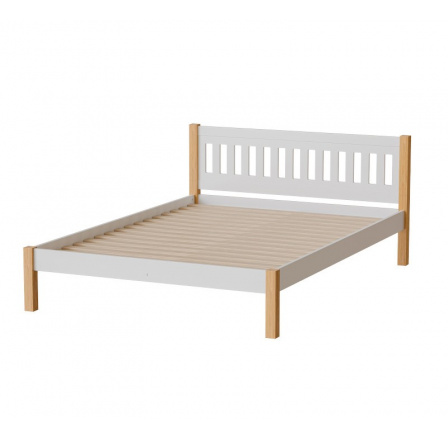 Postel "GAJA" - Barva korpusu: bílá/přírodní dub