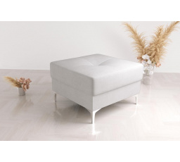 Taburet  s kontejnerem 55x55  cm - šedá