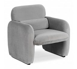 Křeslo Relaxační TOGO Šedé Sametové