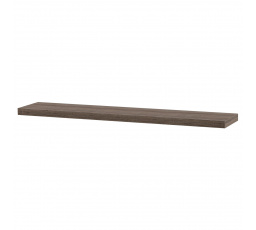 Polička nástěnná 120 cm, MDF, 3D dekor dub sonoma dark, baleno v ochranné fólii