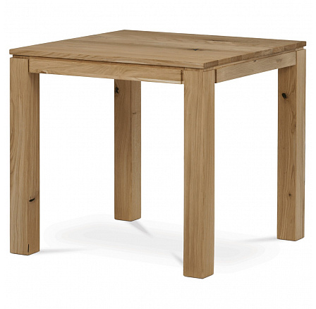 Jídelní stůl 80x80cm, masiv, dub, DS-F080 DUB