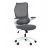 Kancelářská židle, houpací mechanismus, šedá síťovina, KA-C807 GREY