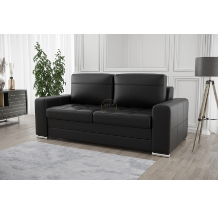 Sofa VERONA III 190 cm - černá eko kůže Sofa VERONA III 190 cm - černá eko kůže