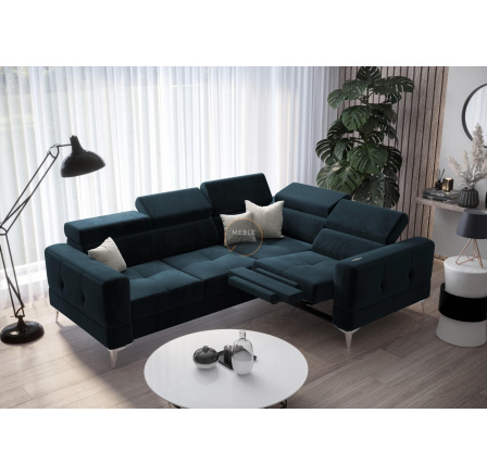 Rohová sedací souprava TOSCANIA , relax s funkcí spaní 185x250 - volitelný odstín - pravá Rohová sedací souprava TOSCANIA , relax s funkcí spaní 185x250 - volitelný odstín - pravá