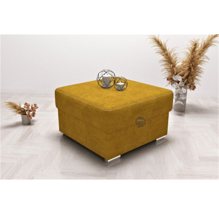 Taburet  s uložným prostorem 55×55 - volitelný odstín 