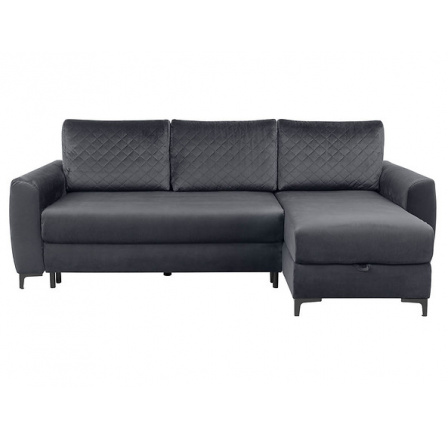 Rohová sedací souprava MOLI LUX 2DL.URCBK, Rainkaro 29 grey/Rain 29 grey (BRW COMFORT) (FL12-1030)