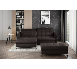 Narożnik Lorelle + Taburet Mat Velvet 29 110x200 Levý 1