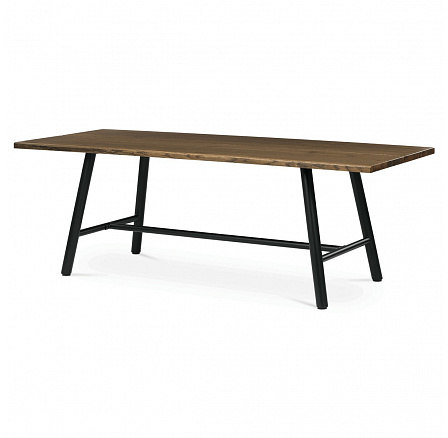 Jídelní stůl 220x90cm, dýha, ořech, HT-T1822 WAL