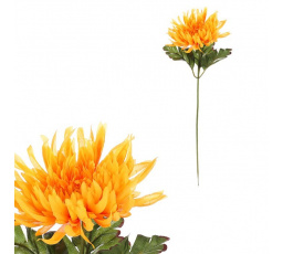 Chryzantéma - umělá řezaná květina, žlutá