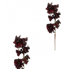 Bugenvilea - umělá řezaná květina, barva vínově červená