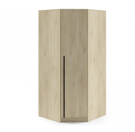 Skříň rohová BRAGA 4 s kovovým madlem dub cremona