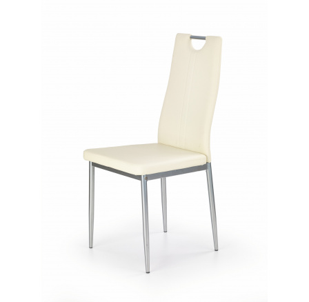 Jídelní židle K202, krémová