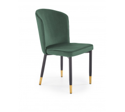 Jídelní židle K446, tmavě zelená