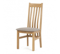 Jídelní židle, přírodní, masiv, C-2100 CRM2