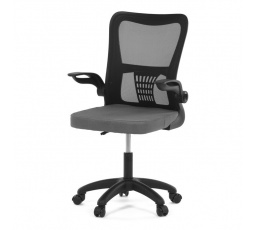 Dětská židle, houpací mechanismus, šedá síťovina, KA-K2006 GREY