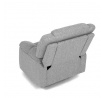 Relaxační křeslo, šedá, látka, TV-4088 SIL2