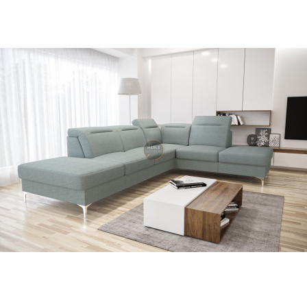 Rohová sedací souprava OSLO 295x220 - mátová , pravá