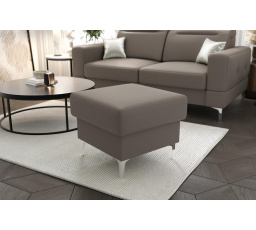 Taburet  MALIBU 55x55  cm přírodní kůže - přírodní kůže - volitelná barva