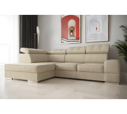 Rohová sedací souprava ROYAL I 260×185 - levá, béžová