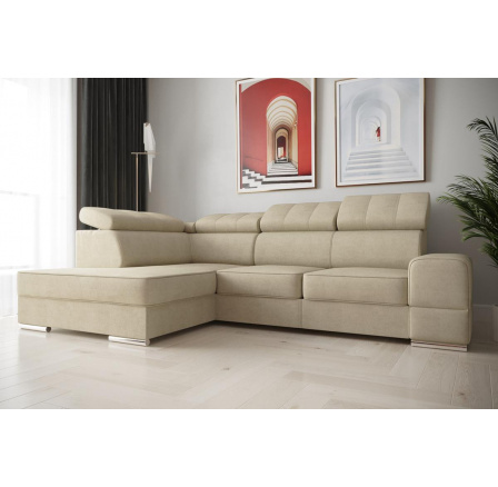 Rohová sedací souprava ROYAL I 260×185 - levá, béžová Rohová sedací souprava ROYAL I 260×185 - levá, béžová