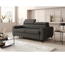 Sofa ZOYA 180 cm s italským rámem - tmavě šedá