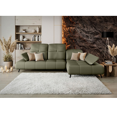 ROHOVÁ POHOVKA BERGAMO 280x180 CM PŘÍRODNÍ KŮŽE - pravá ROHOVÁ POHOVKA BERGAMO 280x180 CM PŘÍRODNÍ KŮŽE - pravá