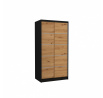 Posuvná skříň RIVA 100 Black+Artisan