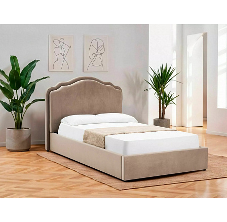 POSTEL FLORENCJA VELVET 140x200 BARVA C. BEŽ BLUVEL 40