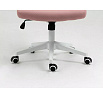 Kancelářské křeslo Q-026, Růžová/Bílá