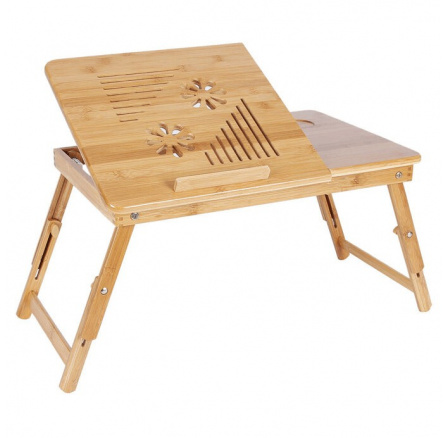 Odkládací stolek 75x35x29cm, bambus, AKF-E1002 NAT