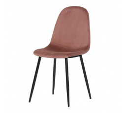 Jídelní židle, růžová, sametová látka, CT-971 PINK4