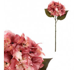 Hortenzie - umělá řezaná, barva růžová