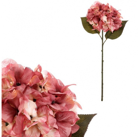 Hortenzie - umělá řezaná, barva růžová Hortenzie - umělá řezaná, barva růžová