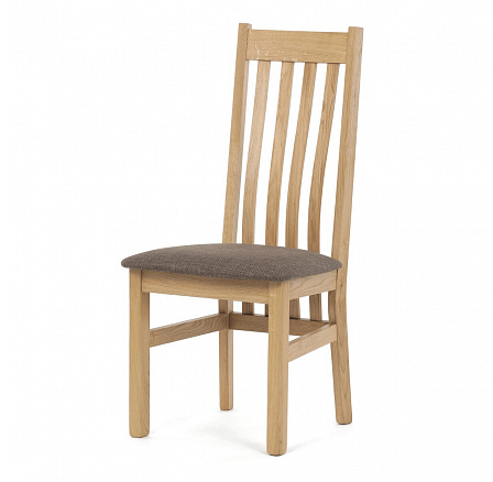 Jídelní židle, přírodní, masiv, C-2100 BR2