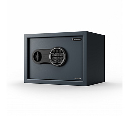 Malý domácí trezor, elektronický zámek na kód, na peníze a dokumenty, 350x250x250 mm: DORIAN