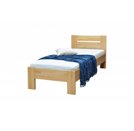 TINKA 1 (TINA 1 ) - š.90 dřevěná postel masiv BUK bez roštu kolekce "FN" (K150-Z) MIMOŘÁDNÁ AKCE