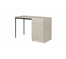 NICOLE PSACÍ STŮL 120 1D1SZ - kašmír / černý rám