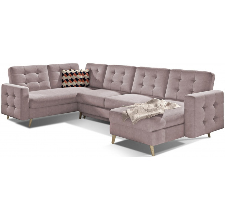 Sedací souprava ve tvaru U ASGARD, Soro 61 / Zigzag 60 univerzální 