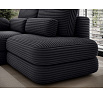 Ripeli Corner Sofa Bed with Storage, Black Velvet, Left-Hand Facing Modullo 10 180x128 Left 1