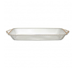 Plastový podnos Mirage 41 cm zlatý okraj