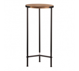 Stojan - kovové rámy a jedlové dřevo