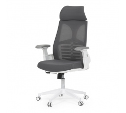 Kancelářská židle, houpací mechanismus, bílá, KA-S247 WT