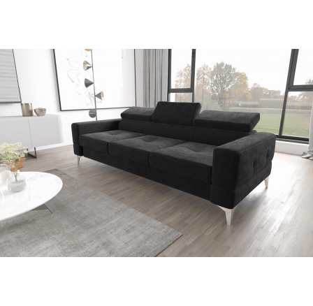 Sofa TOSCANIA III 250 cm - černá