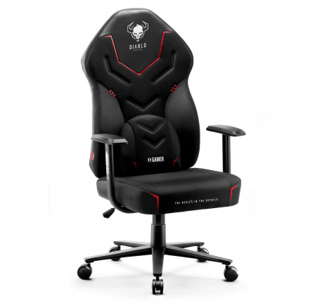 Herní křeslo X Gamer 2.0 Normální velikost, Tmavý obsidián Herní křeslo X Gamer 2.0 Normální velikost, Tmavý obsidián