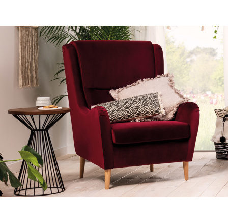 Křeslo PORTORYKO ES Nobile 90 maroon Křeslo PORTORYKO ES Nobile 90 maroon